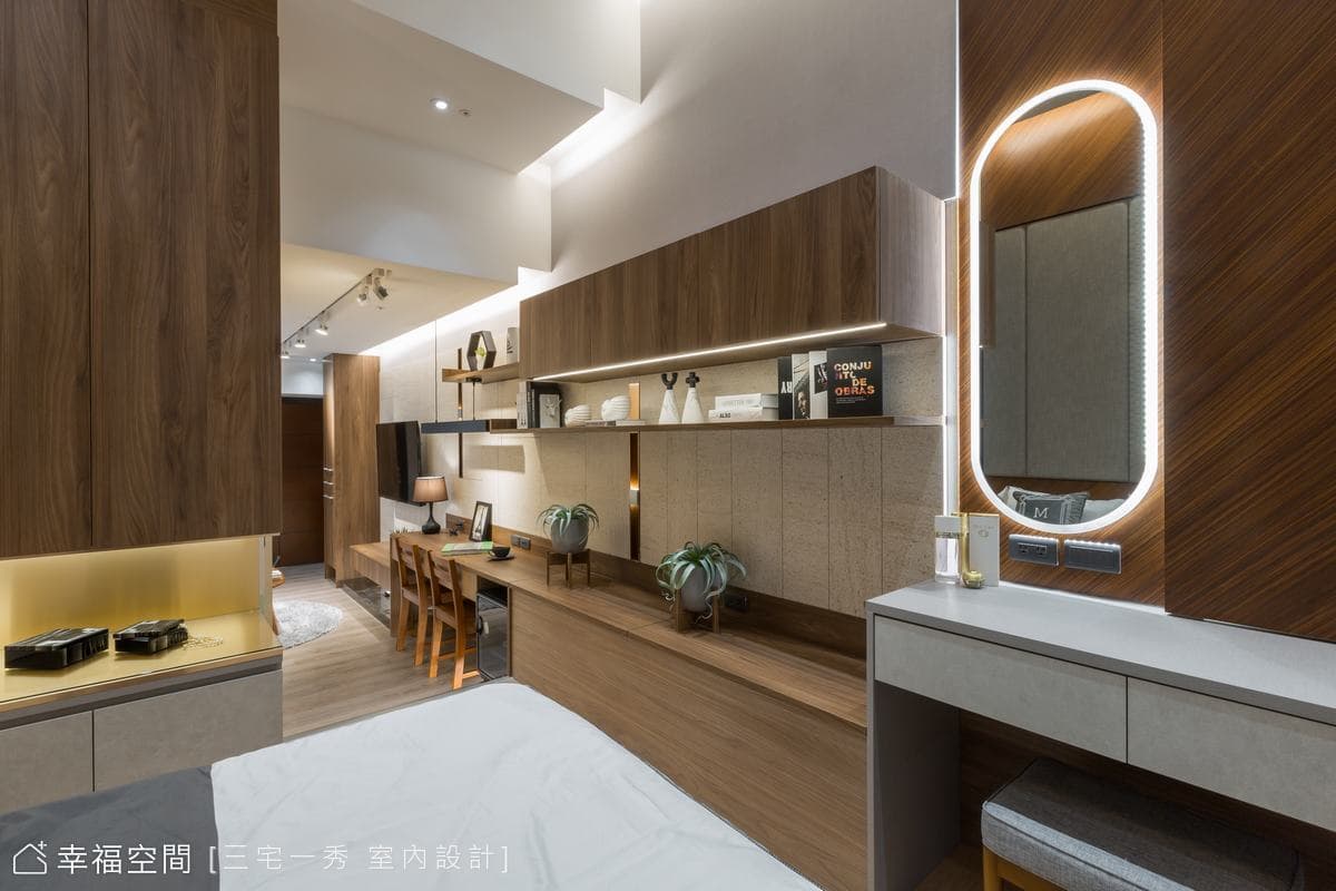 北歐風精品飯店小宅 仿古面大理石紋與跳色不設限