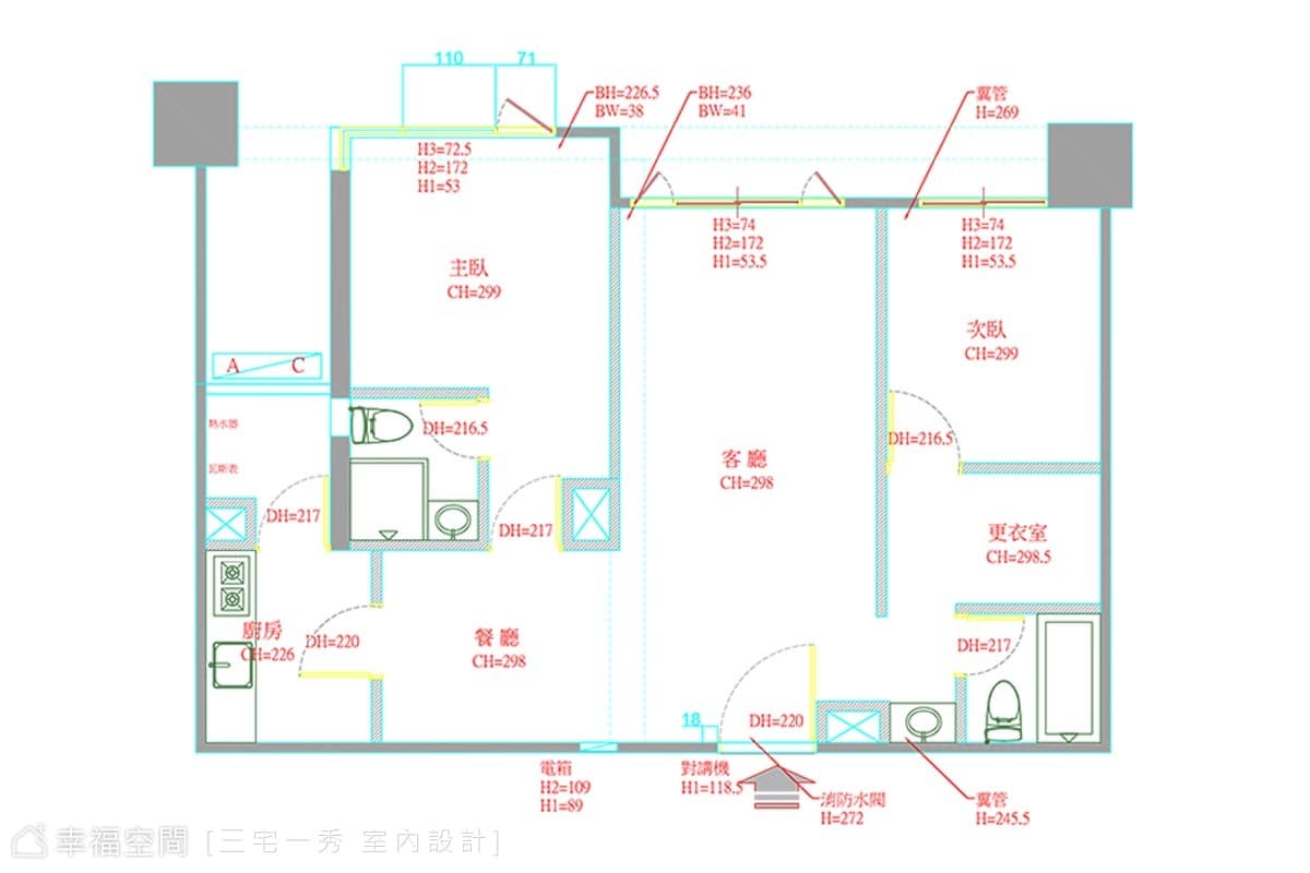 原始平面圖