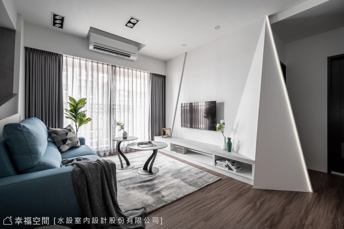 翻玩幾何　打造獨立女性的19坪時尚居