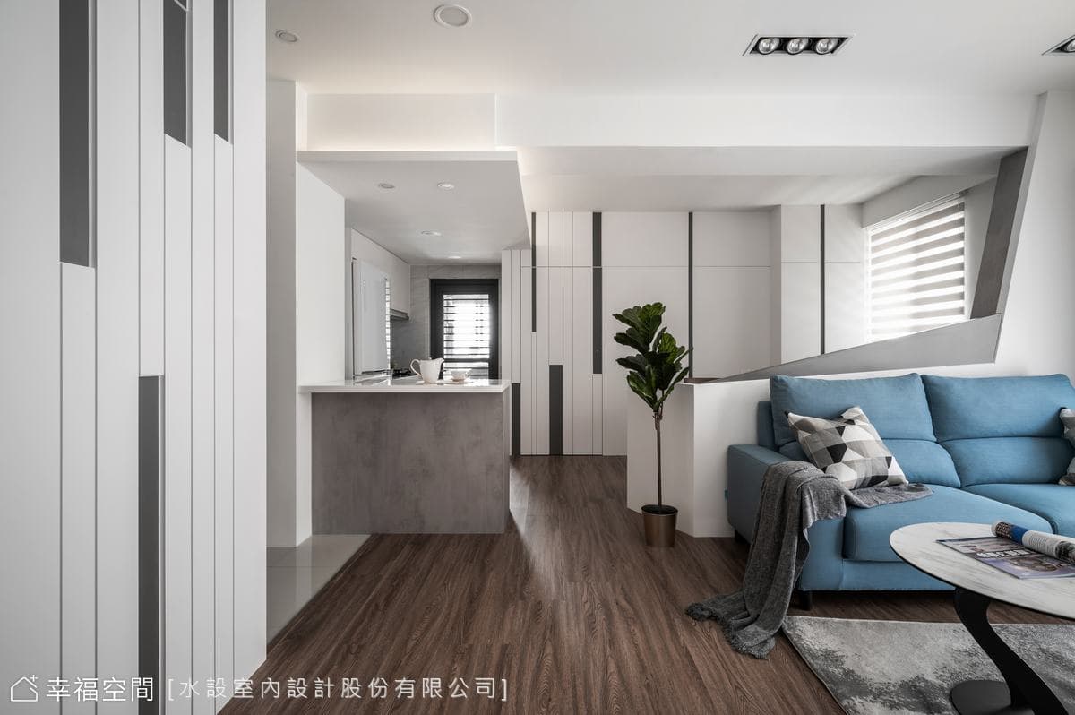 翻玩幾何　打造獨立女性的19坪時尚居
