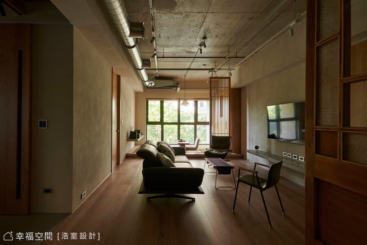 靜沐韶光 重溫舊時代的恬淡生活感│日式禪風│25坪