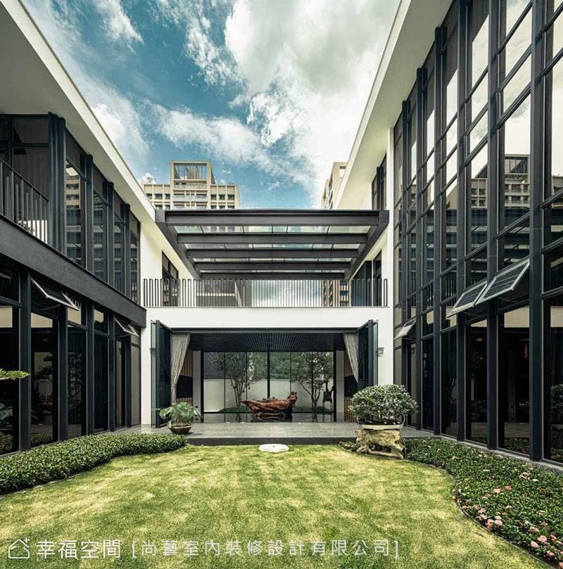 與自然共融 清幽淡雅光廊謐院