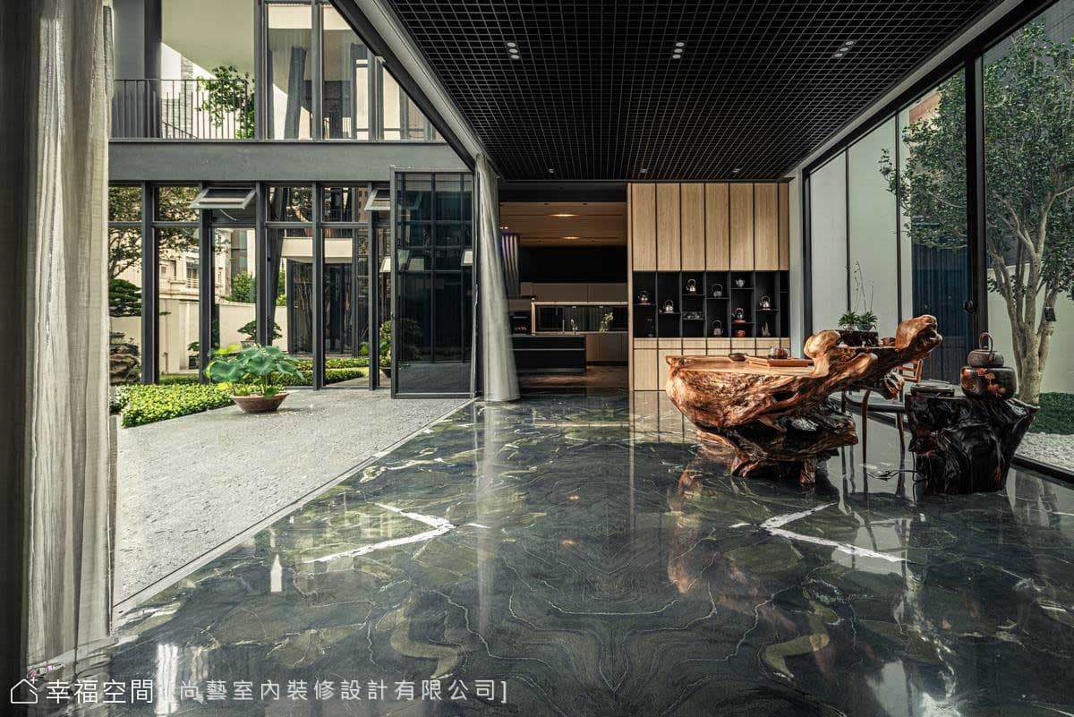 與自然共融 清幽淡雅光廊謐院