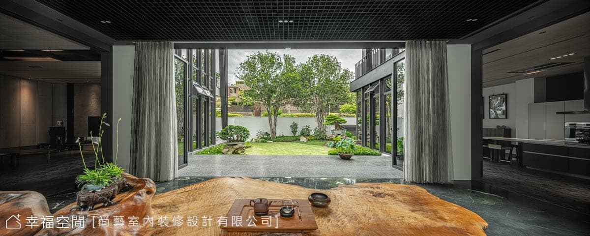 與自然共融 清幽淡雅光廊謐院