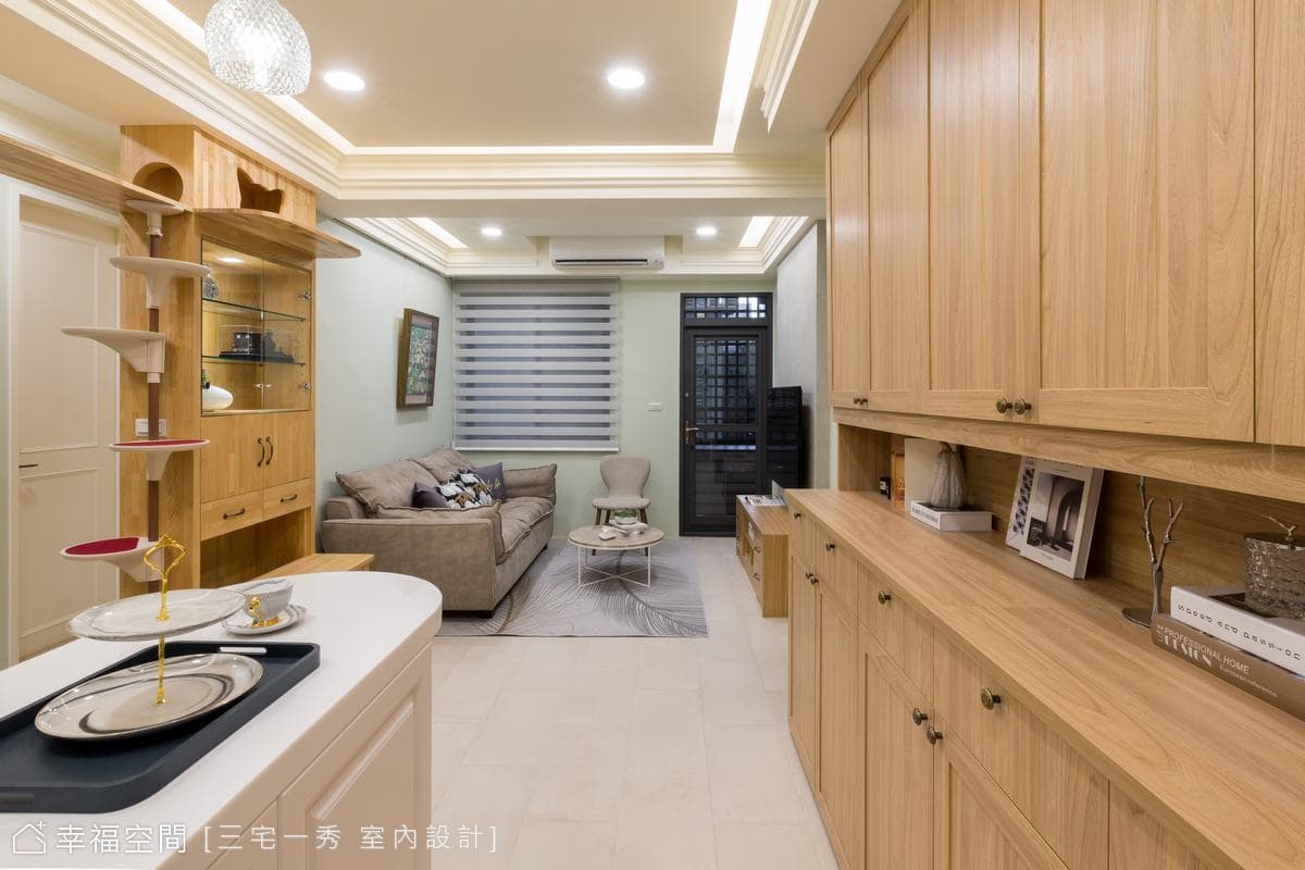 30年老屋翻新 19坪雙倍空間感│簡約風