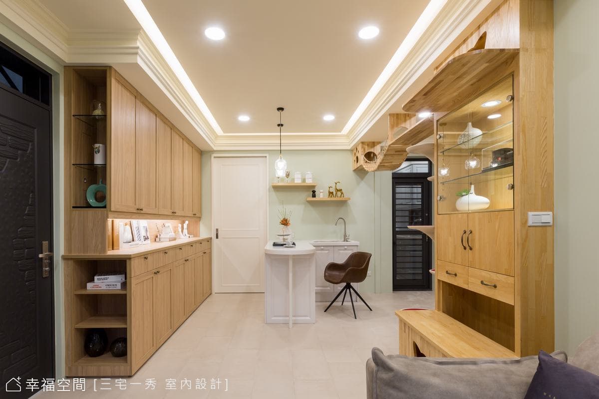 30年老屋翻新 19坪雙倍空間感│簡約風