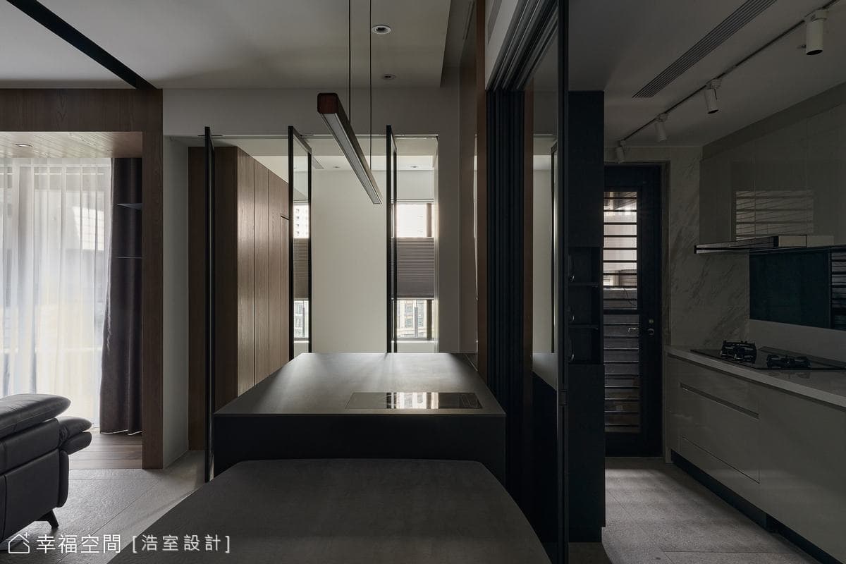 新穎材質堆疊時尚 30坪雙倍放大術│現代風│3房、2廳、2衛