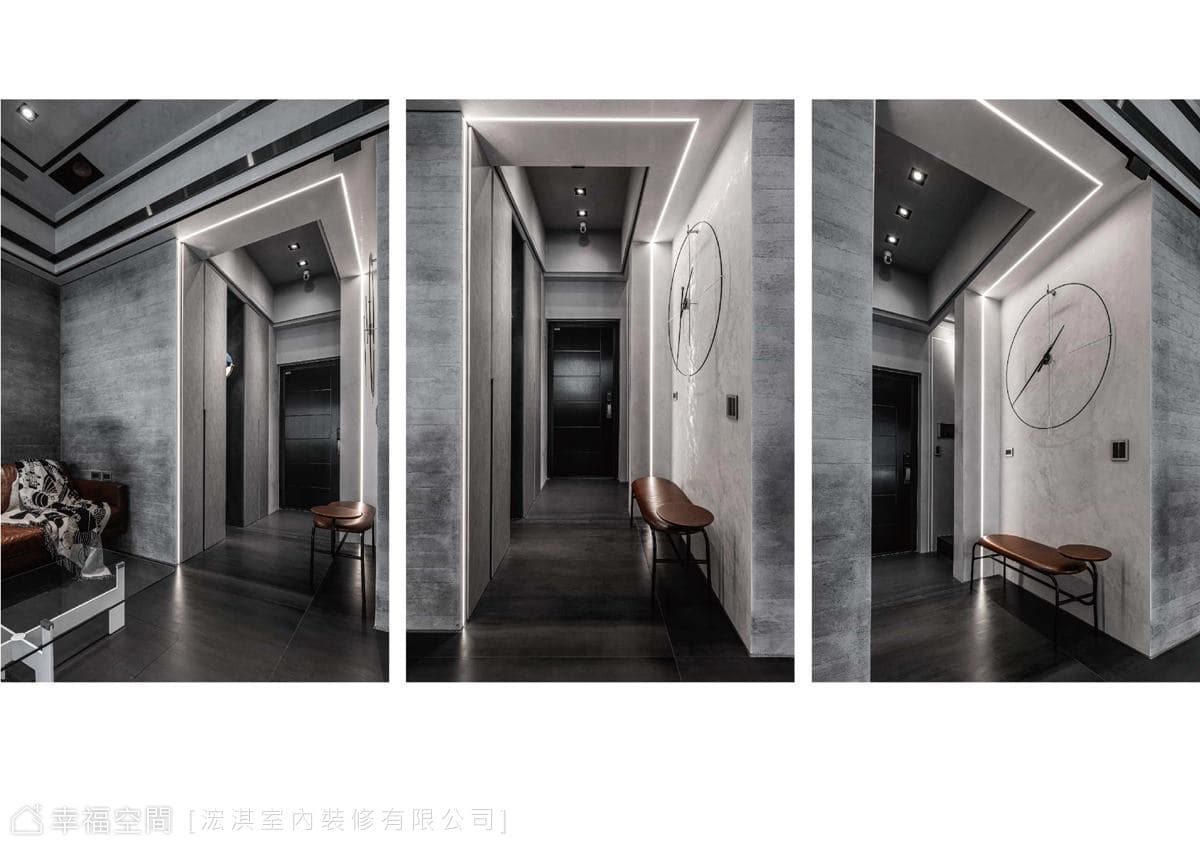 HC Design｜高顏質設計夫妻檔 訂製時尚輕奢自宅｜60坪｜３房、２廳、２衛
