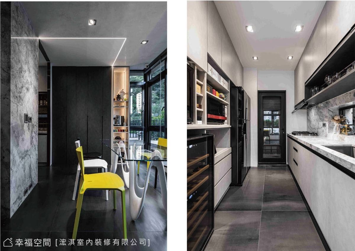 HC Design｜高顏質設計夫妻檔 訂製時尚輕奢自宅｜60坪｜３房、２廳、２衛