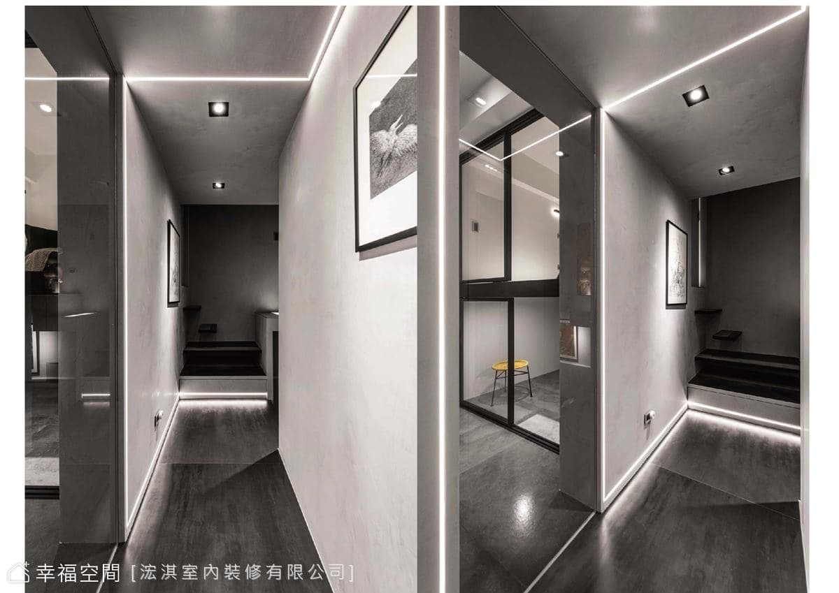 HC Design｜高顏質設計夫妻檔 訂製時尚輕奢自宅｜60坪｜３房、２廳、２衛