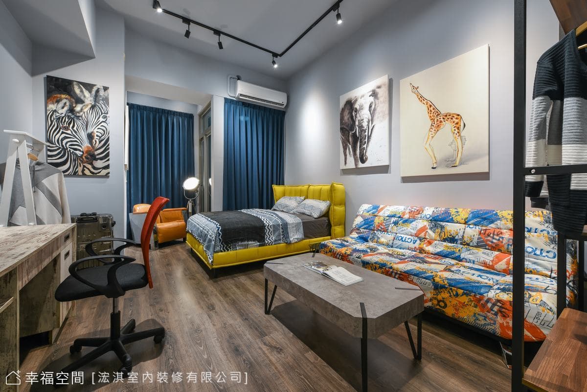 HC Design｜CITY JUNGLE｜美式風｜10坪