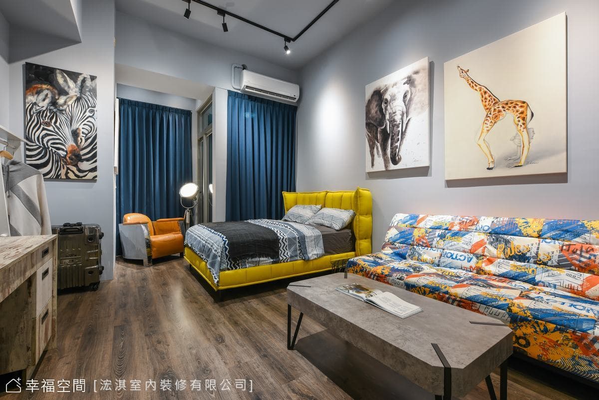 HC Design｜CITY JUNGLE｜美式風｜10坪