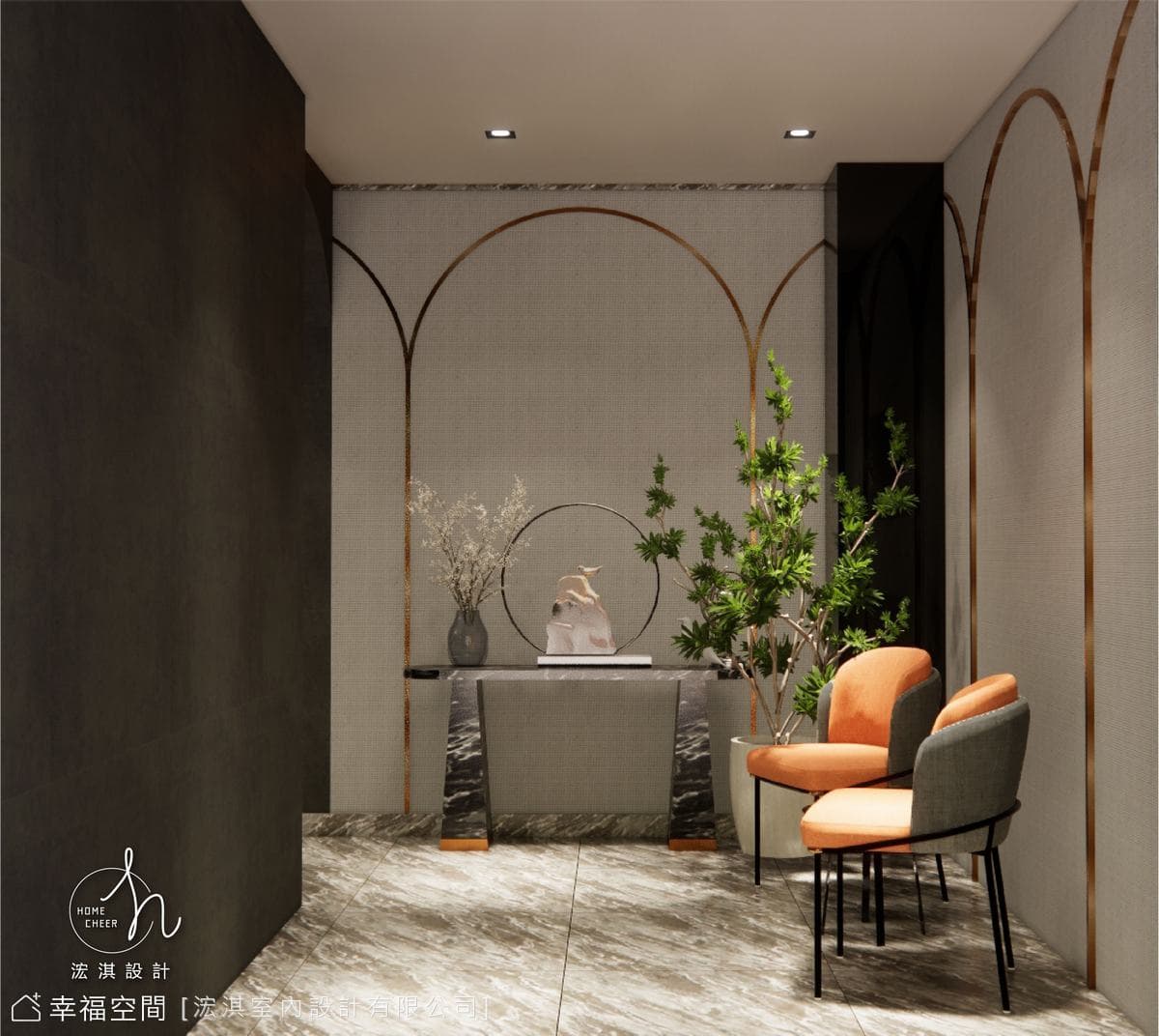HC Design│富禾上景建案設計│美式風│120坪