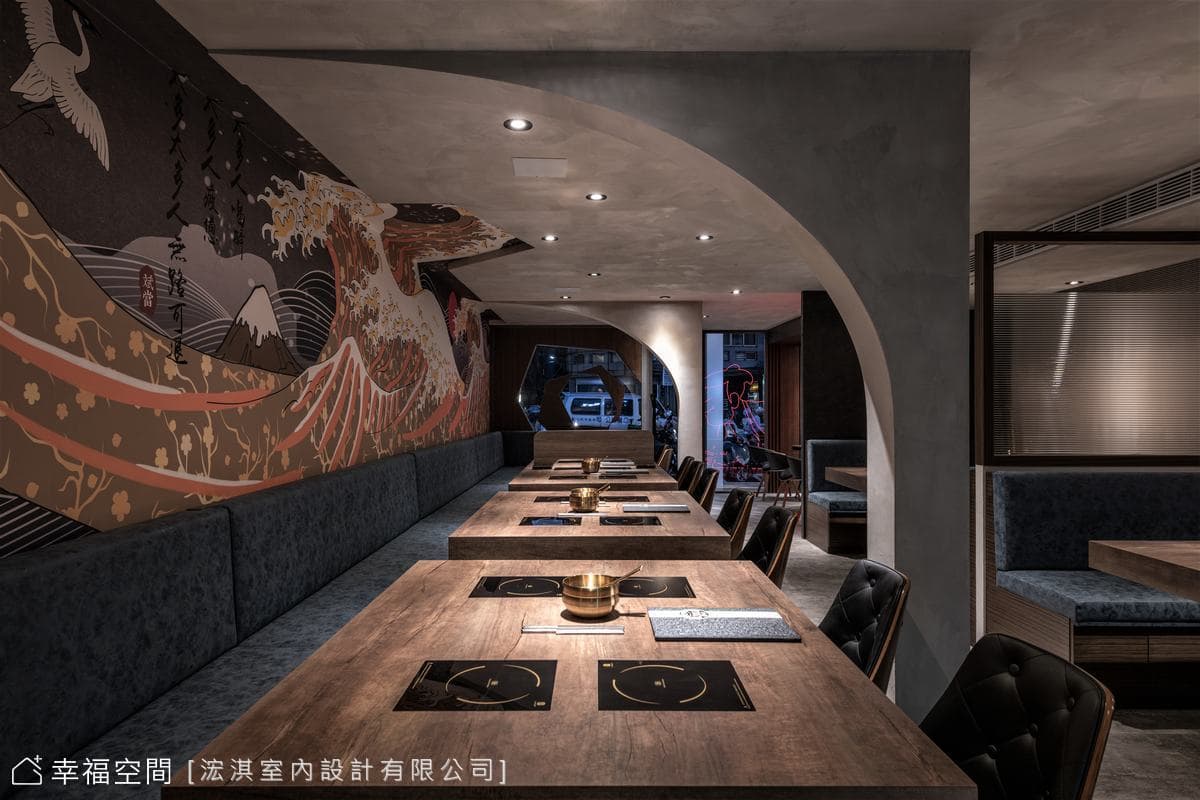 HC Design｜金鍋盃x斌當酒場｜東方風｜45坪