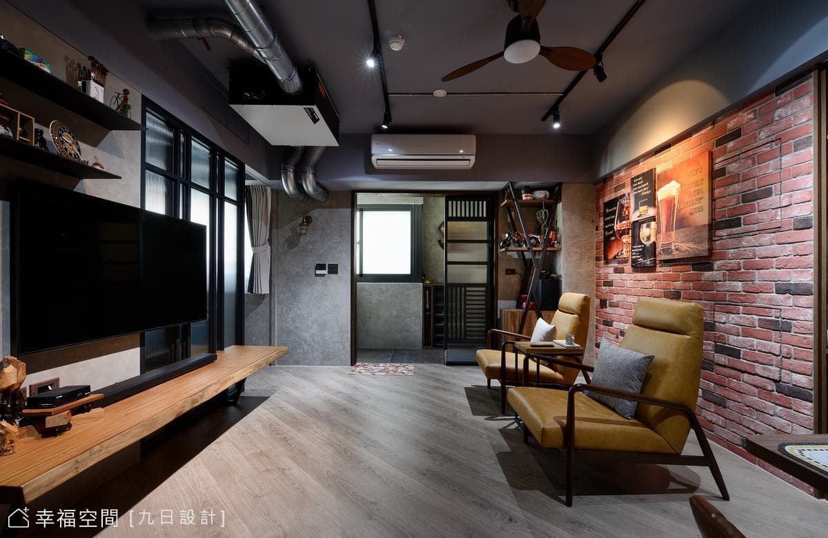 LOFT情調酩酊之間│工業風│26坪