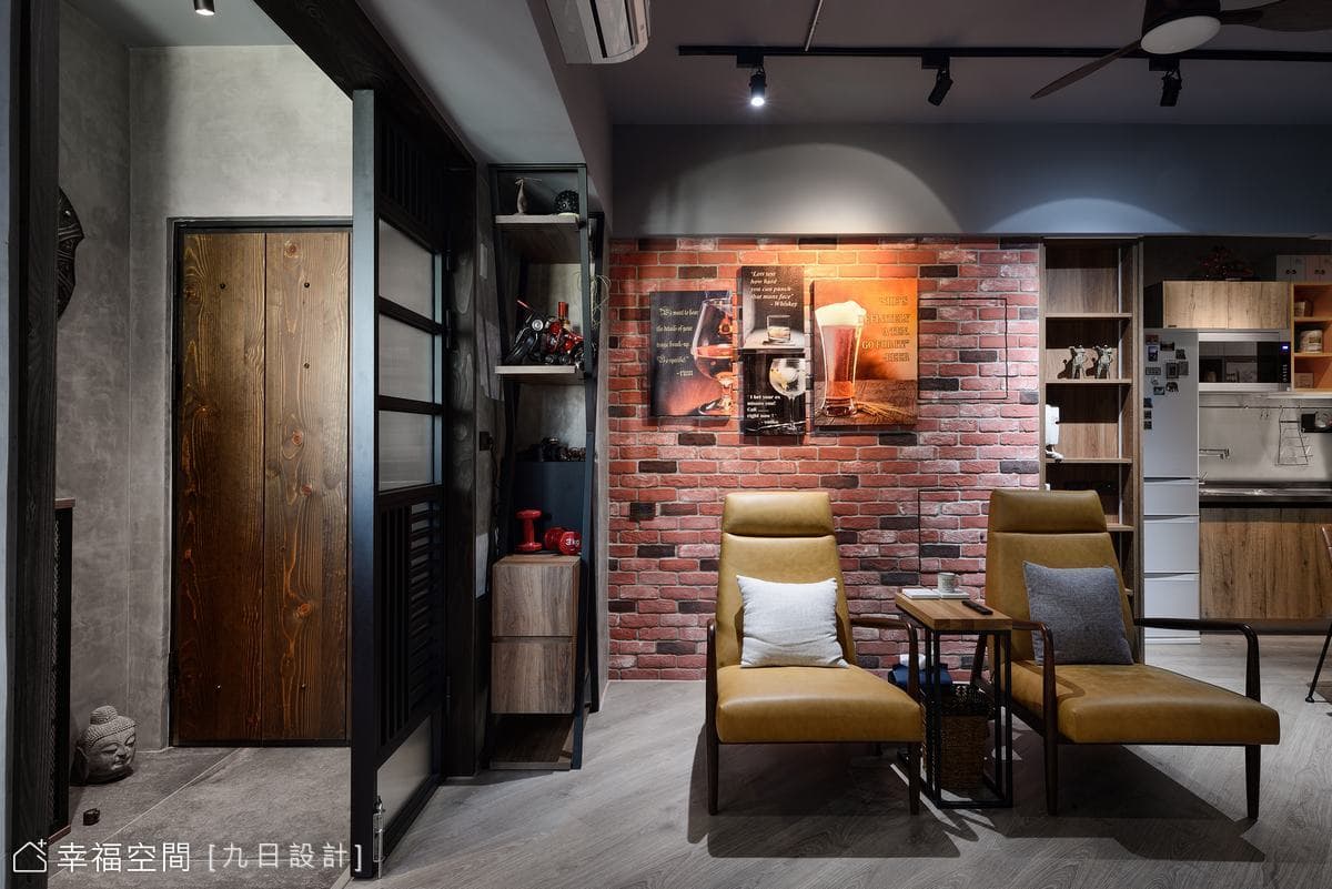 LOFT情調酩酊之間│工業風│26坪