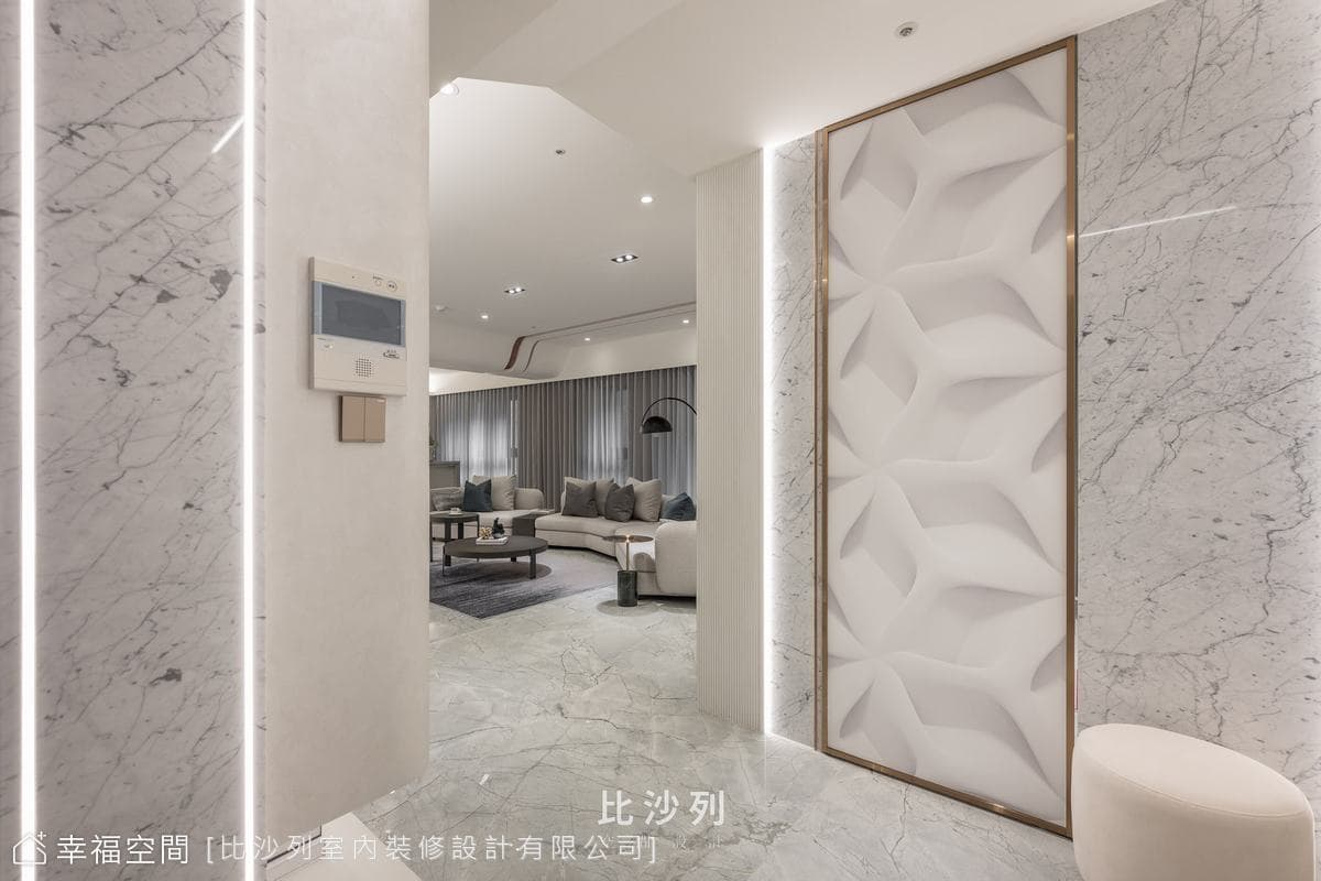 時尚夫妻愛白金奢華 機能與美學設計│現代奢華風