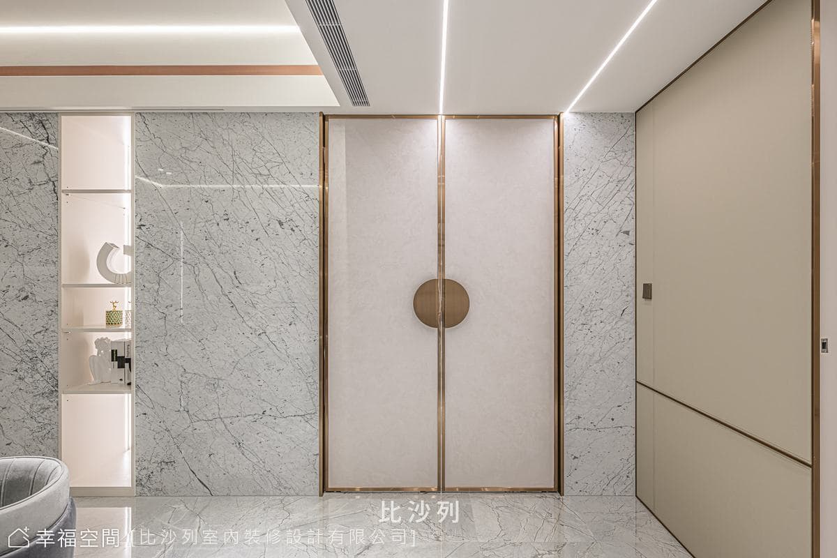 時尚夫妻愛白金奢華 機能與美學設計│現代奢華風
