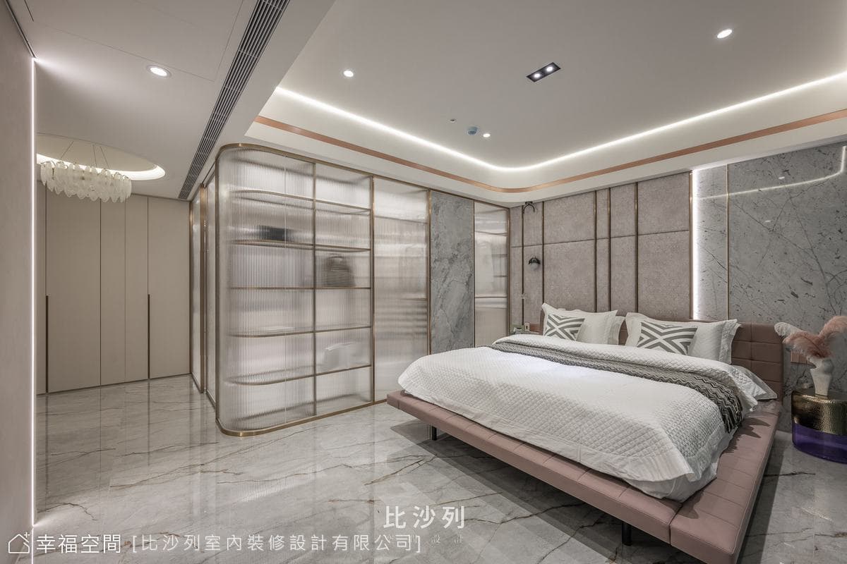時尚夫妻愛白金奢華 機能與美學設計│現代奢華風