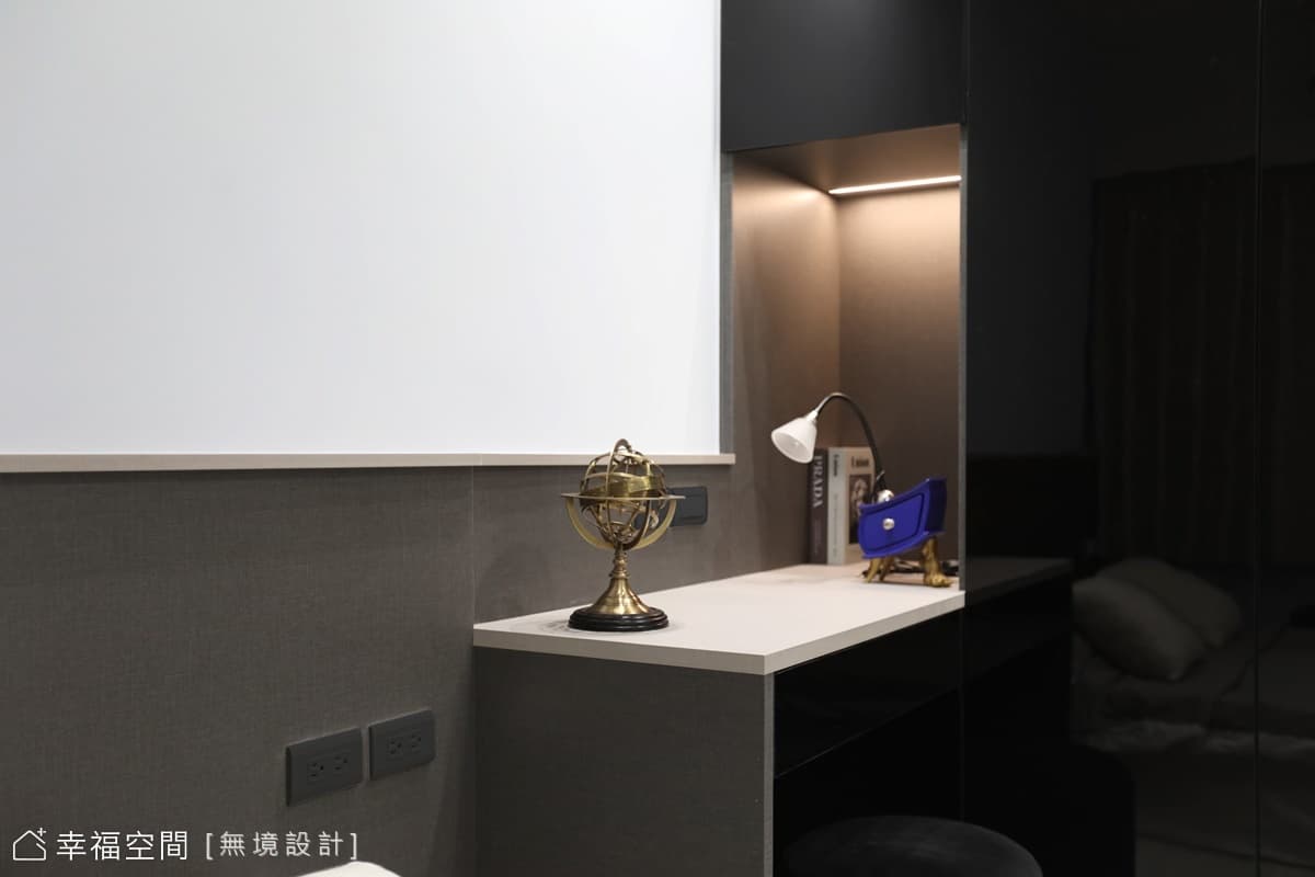 黑色調個性單身寓所｜現代風｜20坪