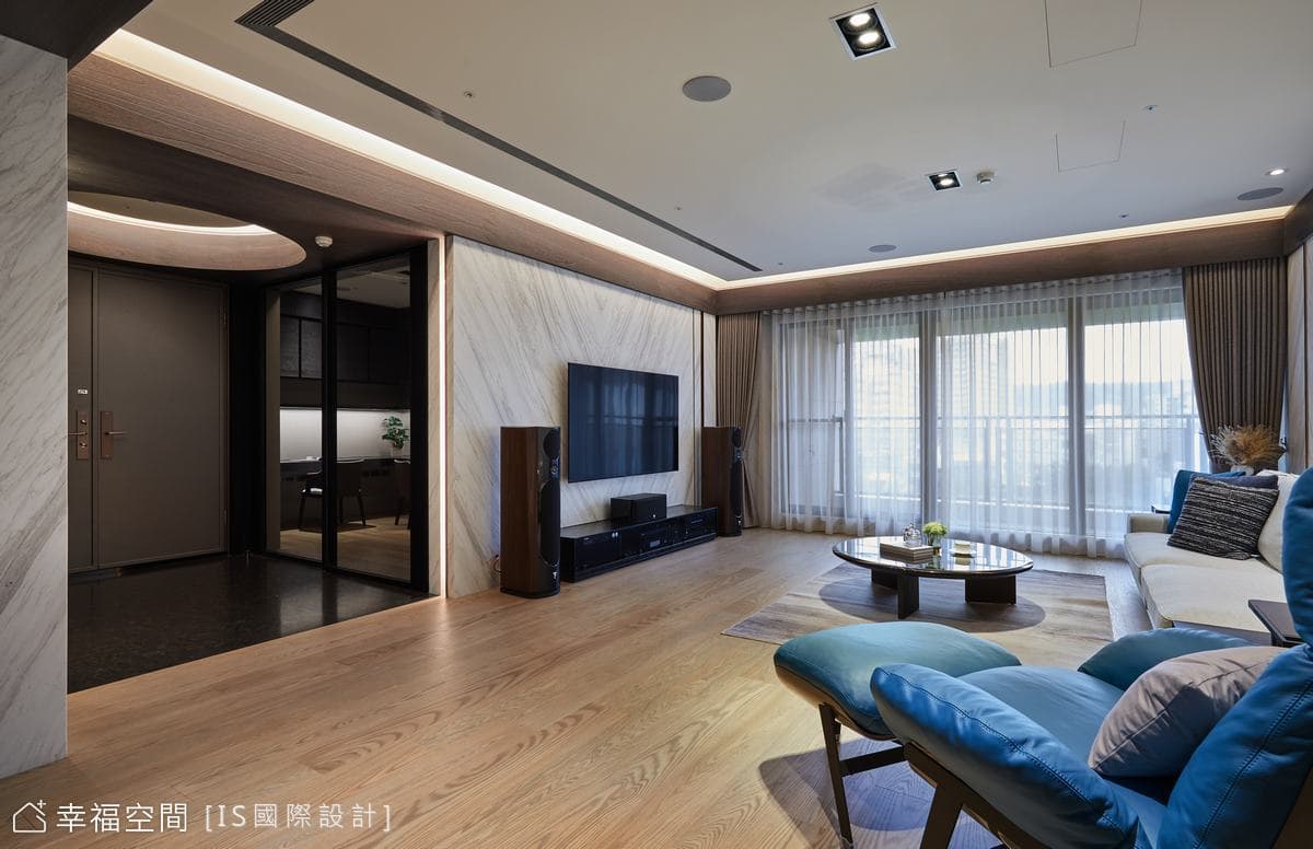 不良格局大刀闊斧 堅持成就好宅│飯店風│60坪