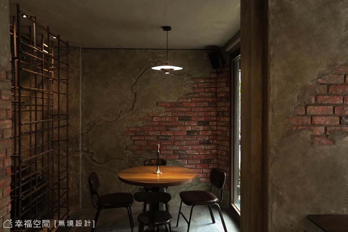 鐵骨浪漫，敘利亞復古風餐酒館｜復古工業風｜35坪