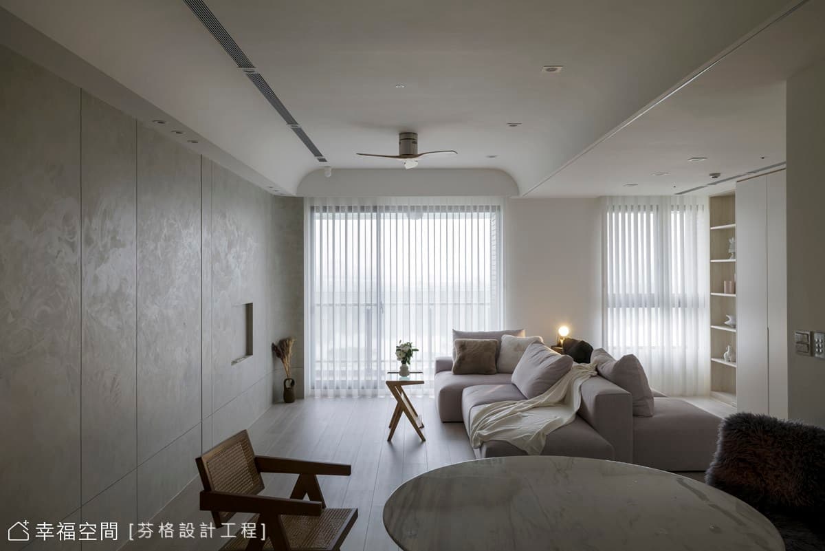 波光瀲灩 恬靜悠遠|簡約風|36坪