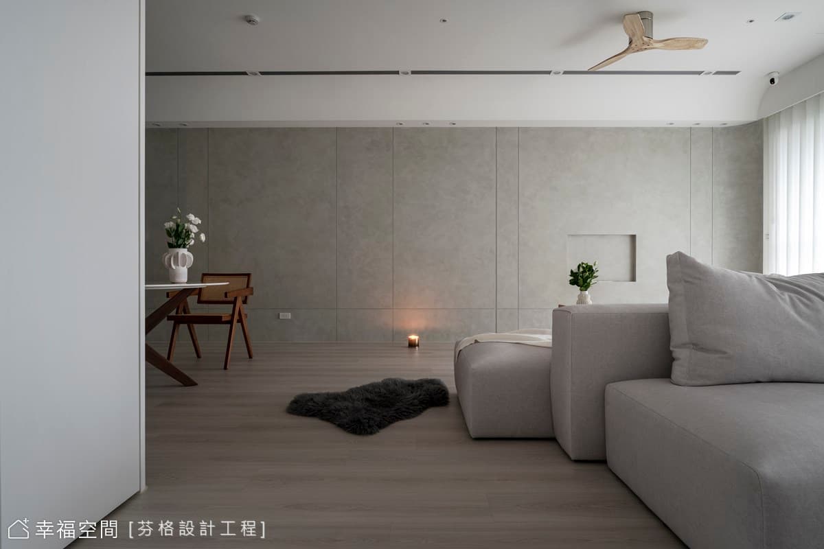 波光瀲灩 恬靜悠遠|簡約風|36坪