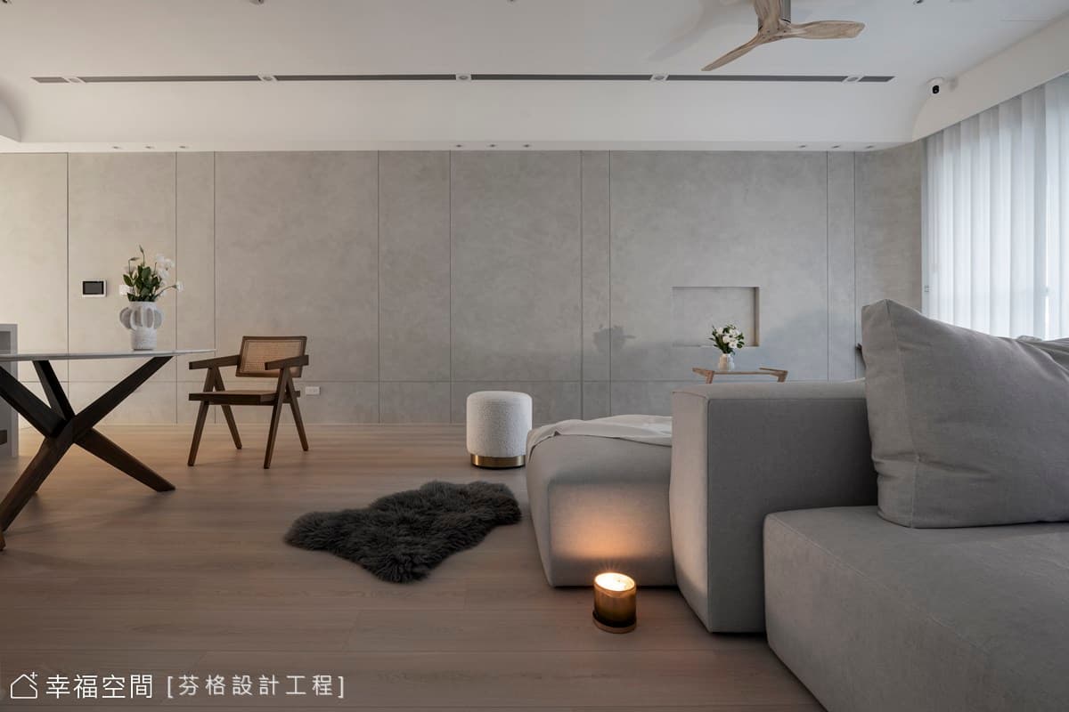 波光瀲灩 恬靜悠遠|簡約風|36坪