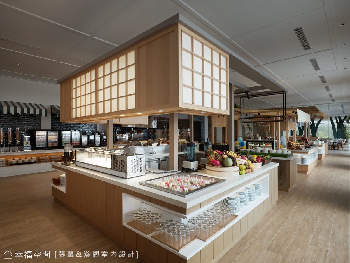 徜徉浪花綠意的食域空間│288坪