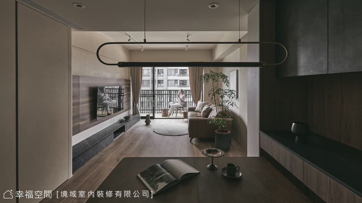 現代侘寂  譜敘溫暖歸宿│侘寂風│25坪