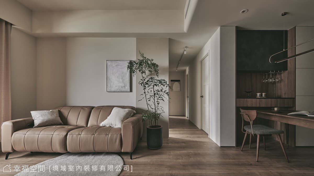 現代侘寂  譜敘溫暖歸宿│侘寂風│25坪