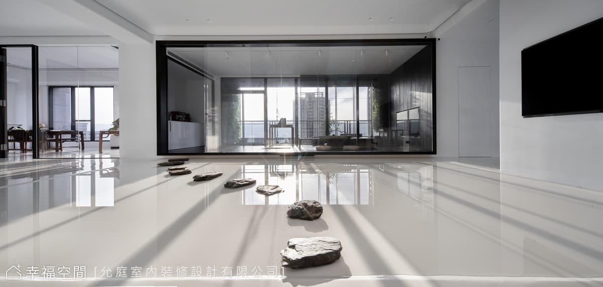現代智能碰撞東方風 在蘇州的園林美景裡畫設計│新中式風│133坪