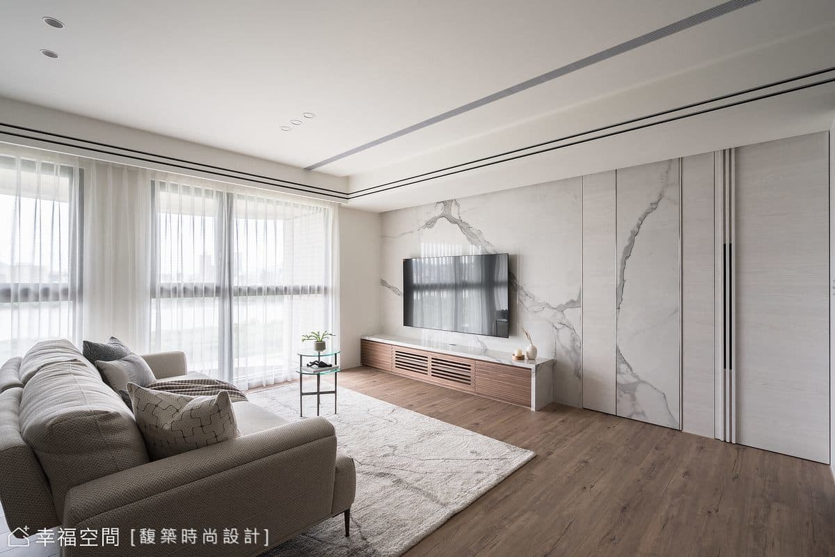 通透暖光 敘寫現代質感日常雋語│55坪