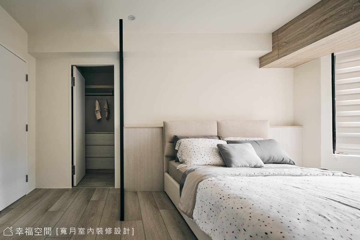 溫潤奶茶色調 圍塑純靜生活感│現代北歐風│28坪
