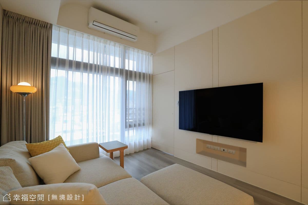 清新北歐 柔和暖橘調的溫馨寓所｜北歐風｜25坪