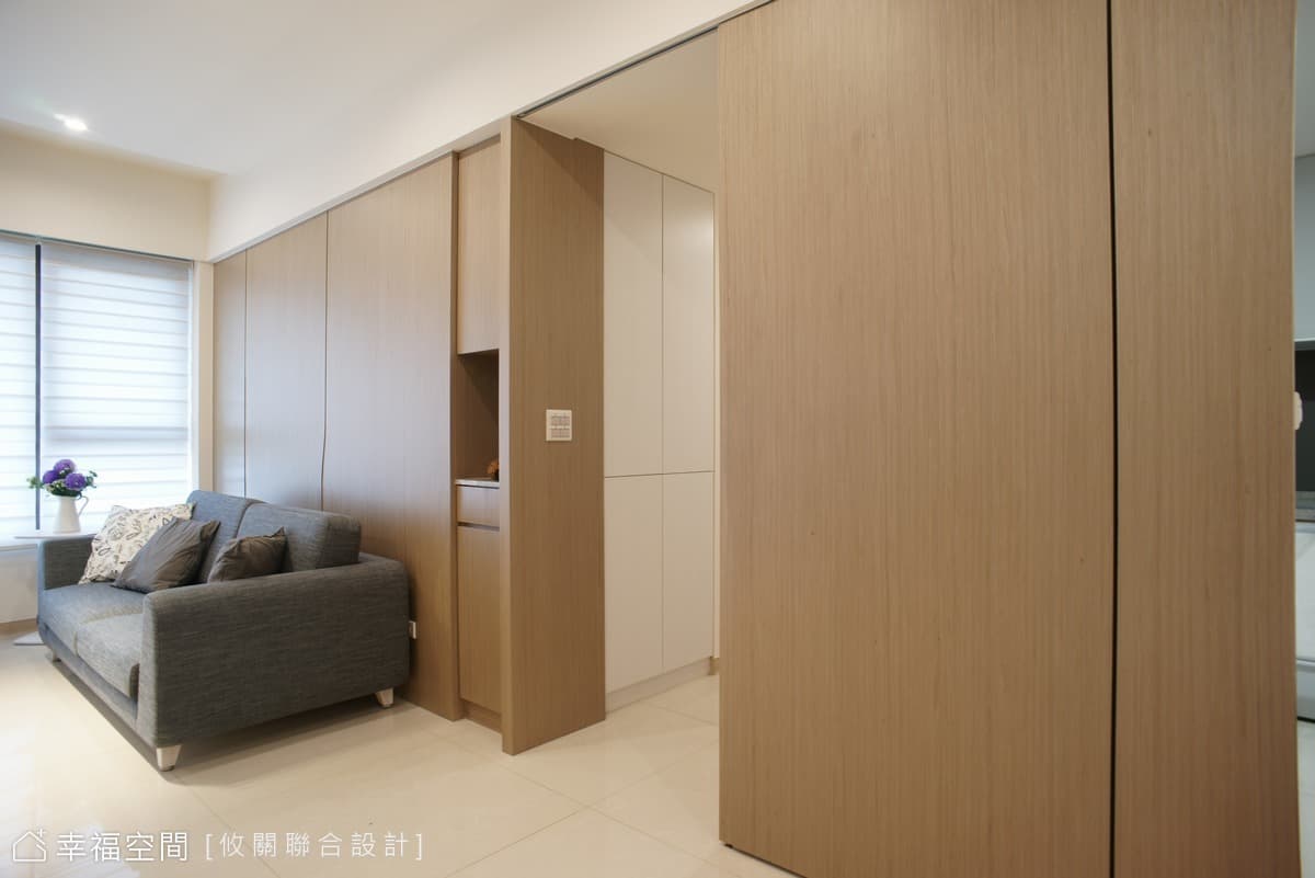 光影流淌 描摹淨簡生活│現代風│45坪