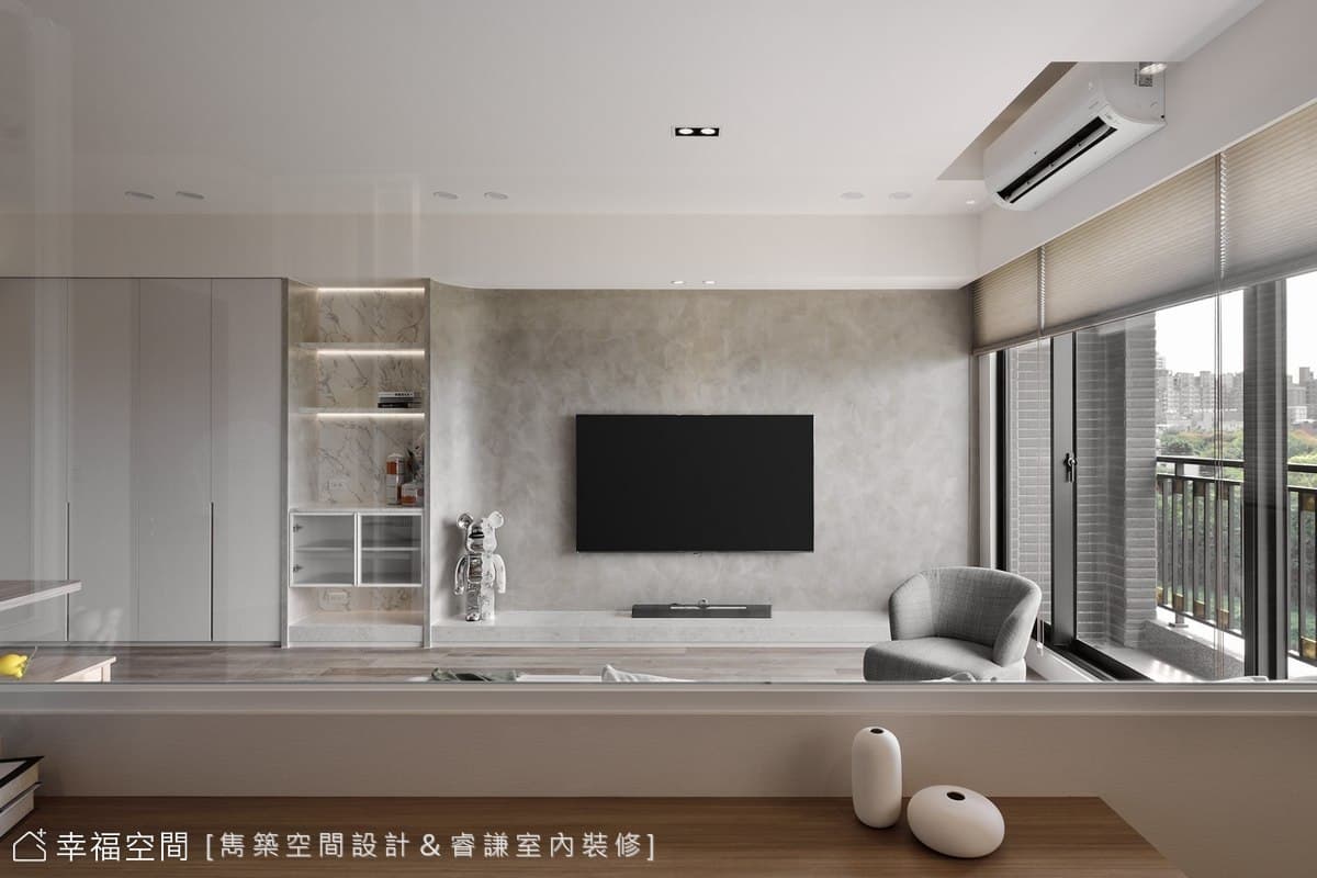 清淡暖色木系 圍塑零壓療癒生活場域 │北歐混搭風│38坪