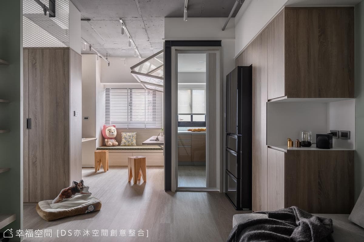 13坪老宅改造 居家工作者的夢想實現 │輕日式工業風│13坪