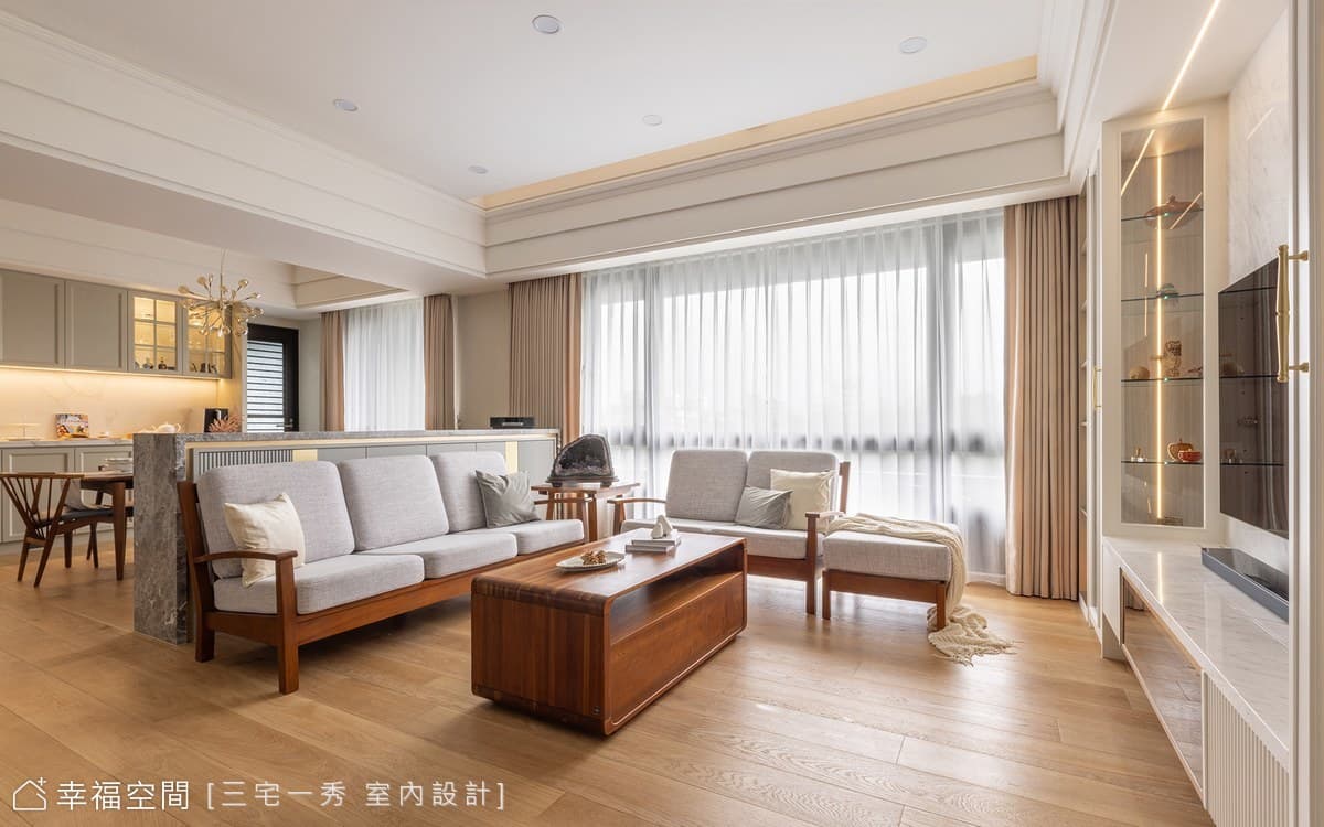 中古屋改造 為屋主量身訂製減法生活|美式風|50坪