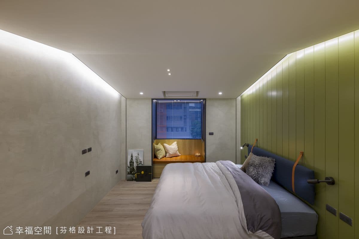 沉穩藍調描摹紐約蘇活LOFT風美宅│工業風│37坪
