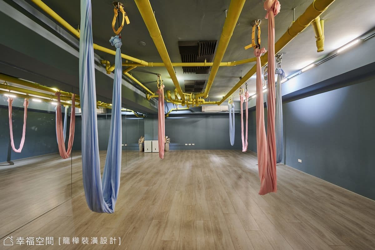 隱身於都市的叢林空間．REP健身工作室|工業風|40坪