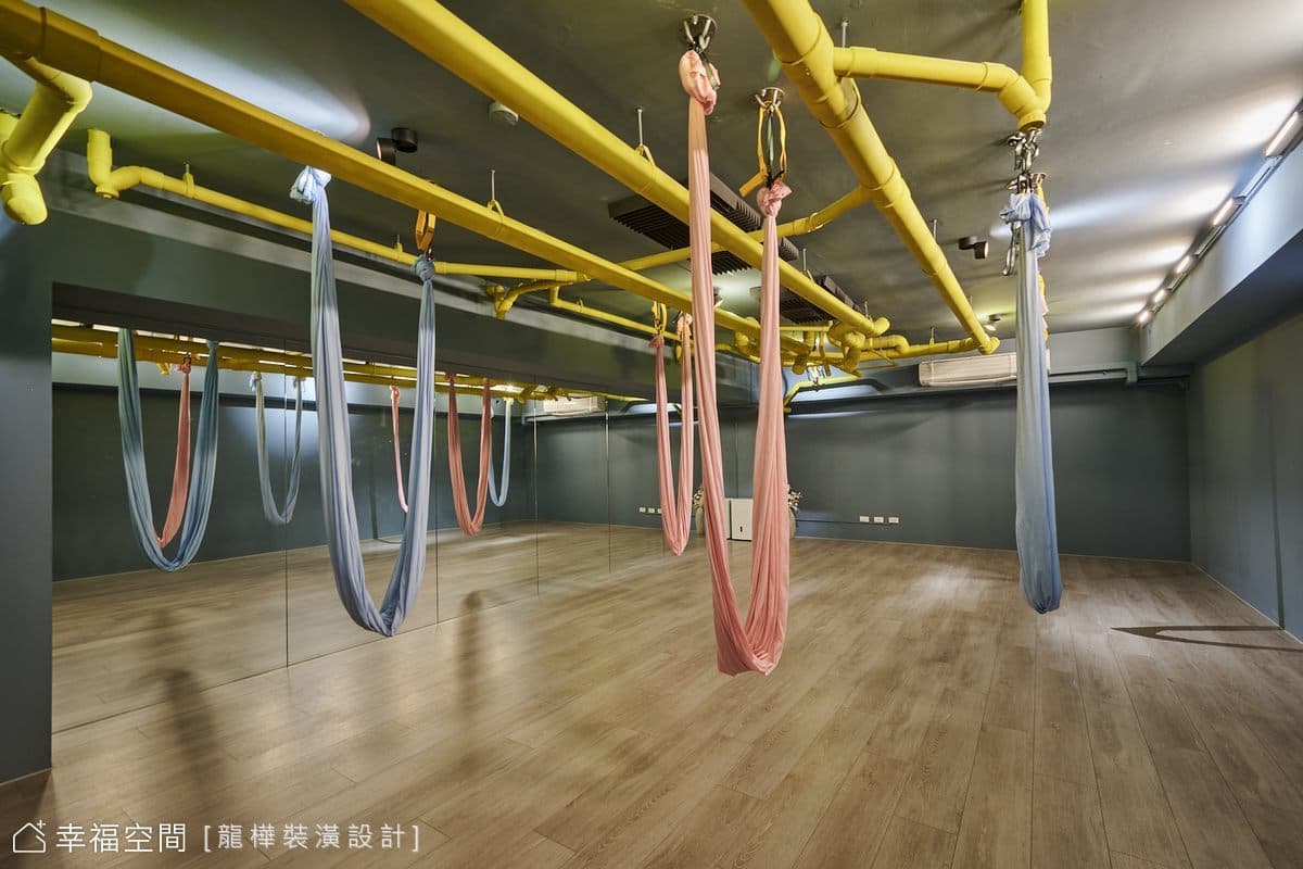 隱身於都市的叢林空間．REP健身工作室|工業風|40坪
