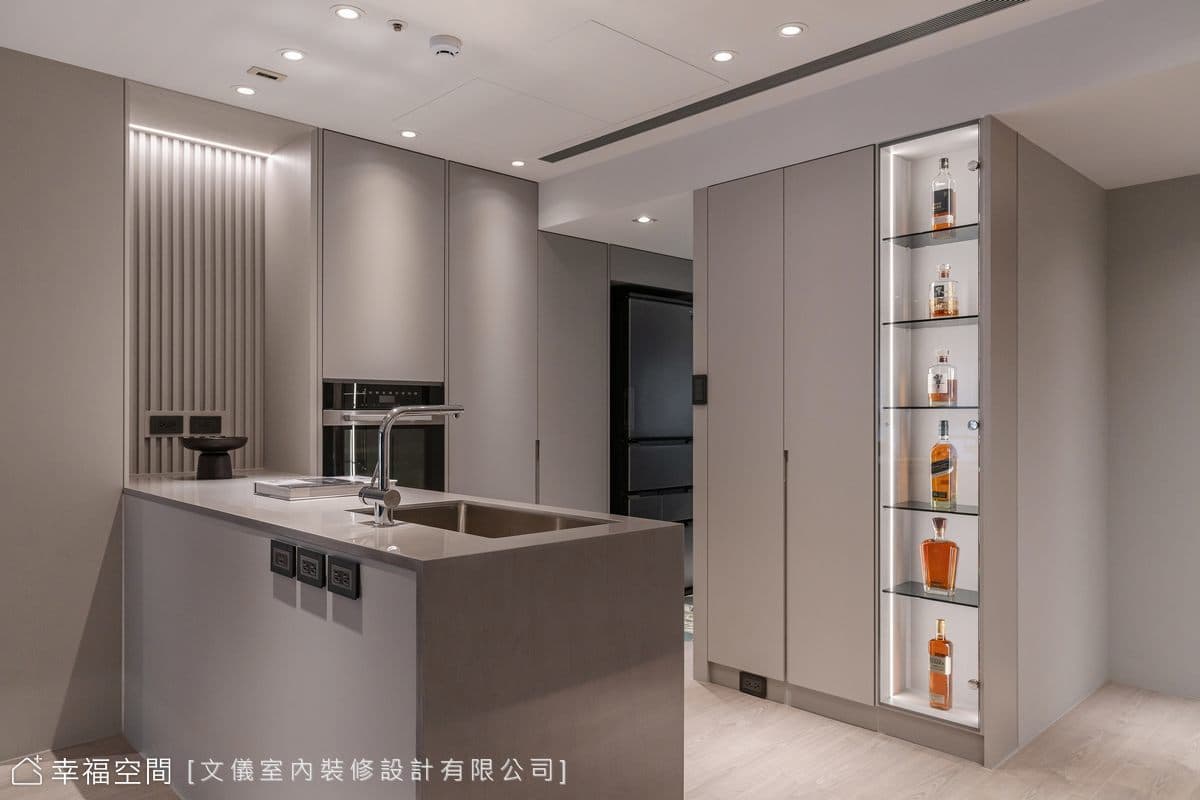 多元風格與柔光 凝鍊奢華飯店居家美宅質蘊│現代風│37坪
