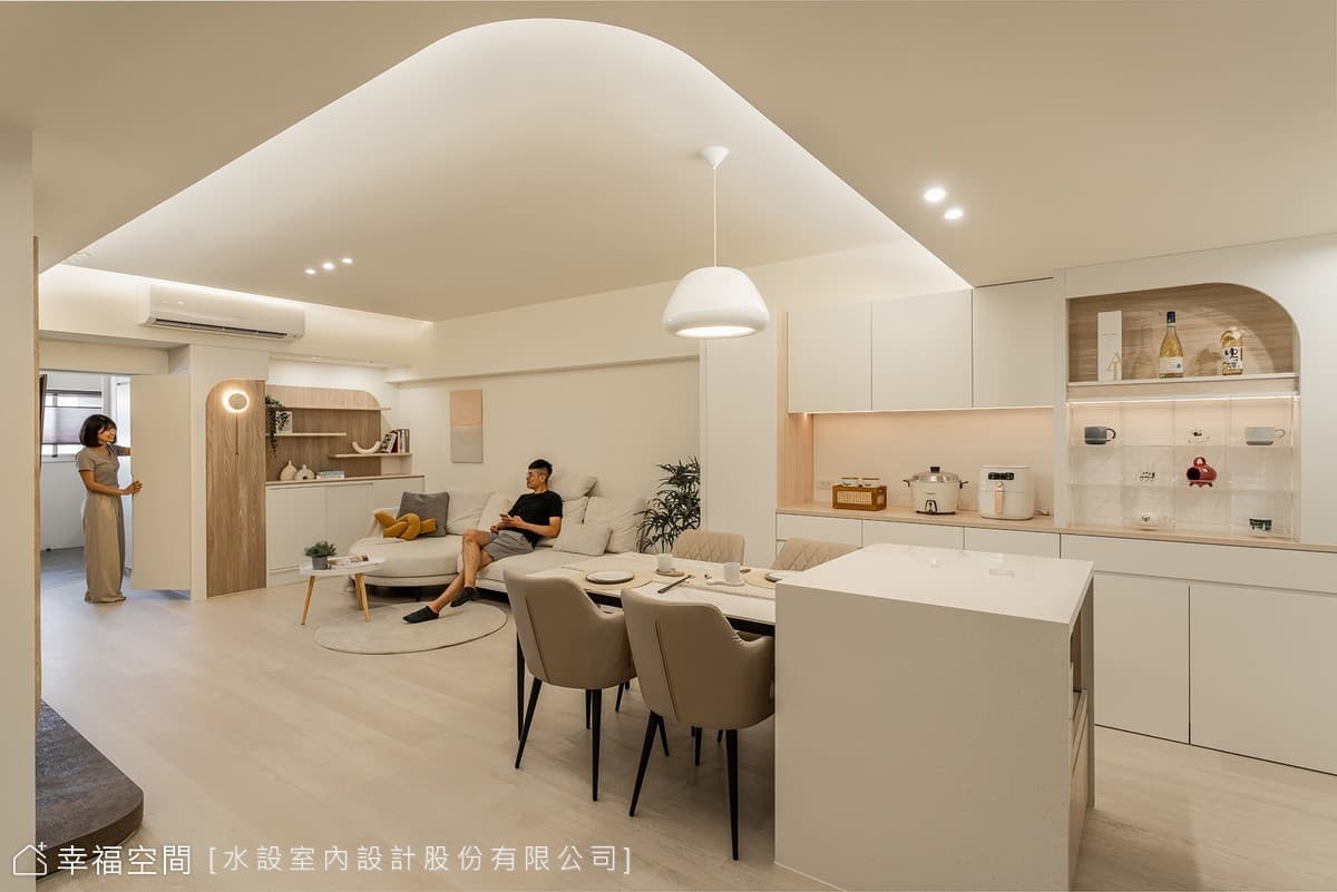沐光郁綠 簡約北歐宅│30坪