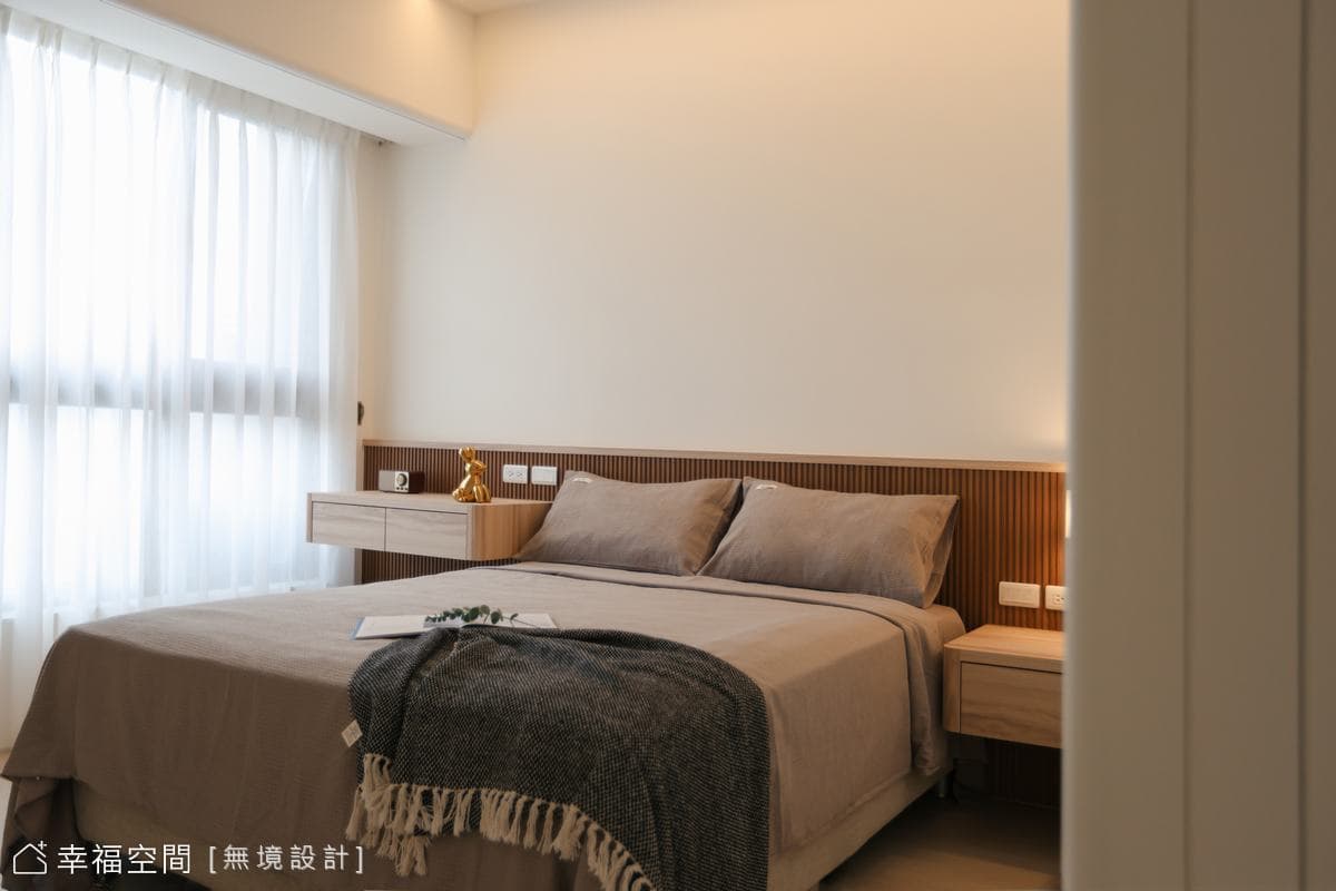 深邃溫潤，柔光中靜謐優雅｜現代無印輕法式風｜26坪