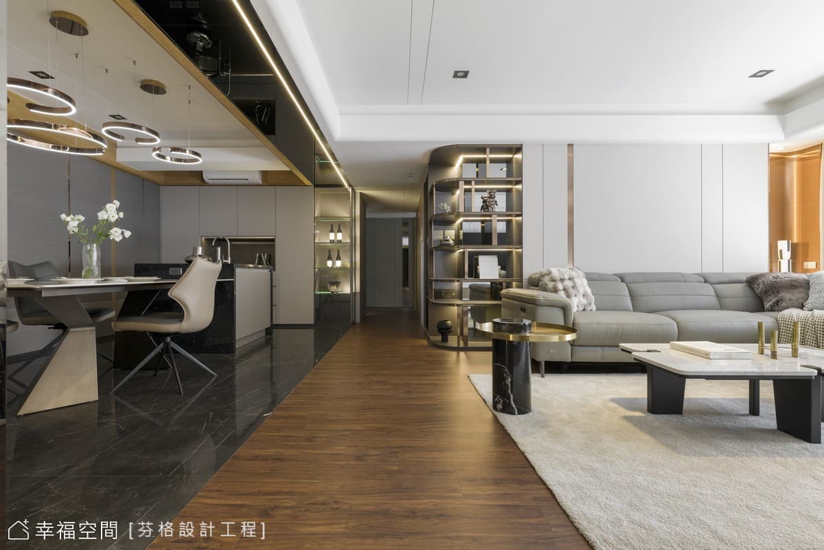 現代風手法長高術 老屋變身精緻飯店宅│現代風│40坪