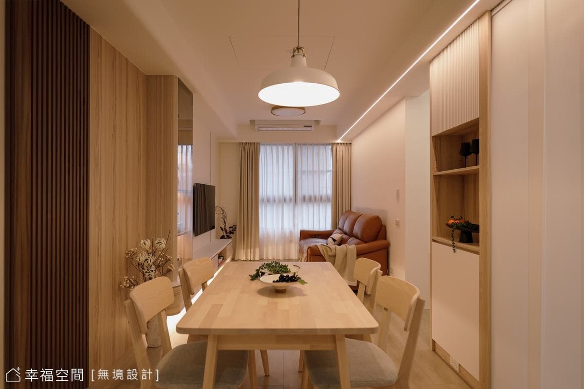 日式清新，純白與木質共鳴的靜謐居所｜日式簡約風｜24坪