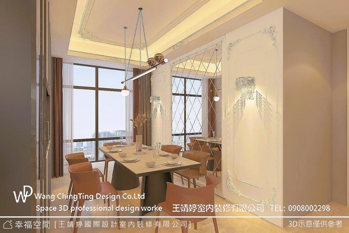 大松林裡 現代古典混搭風｜混搭風｜70坪