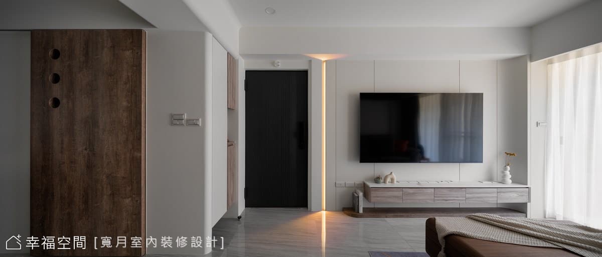 灰白木質調 老宅蛻變現代風美學寓所！│32坪